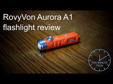RovyVon Aurora A1 flashlight review