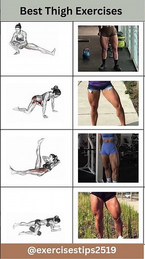 4 best Thigh Exercises For Women At Home