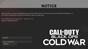 How to fix Black Ops Cold War “Negative 345 Blazing Gator” error - CharlieINTEL