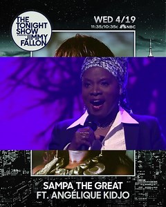 60K views · 7.1K reactions | A world class performance from a world class performer Sampa The Great Ft. Angélique Kidjo on The Tonight Show Starring Jimmy Fallon  ZAMBIA go Flood the YouTube comment section!!   https://youtu.be/z0SeI4EZxBM WATCH THE FULL PERFORMANCE THERE! Cc: Mwanjé x Lazarus Lalo Zulu | Tio Nason | Facebook