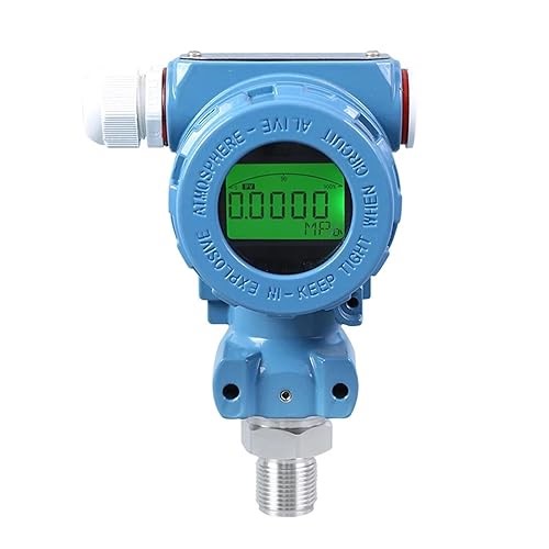 1/2NPT 1/4 NPT Thread Connector Pressure Transmitter LED Display mbar KPa MPa Pressure Sensor(0-2.5Mpa)