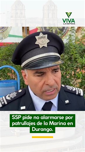 13K views · 194 reactions | #Seguridad | Oscar Galván Villarreal, Secretario de Seguridad Pública, pide a la ciudadanía no alarmarse ante patrullajes de la Secretaría de Marina en la entidad. Destacó no tener reportes de que exista algún objetivo específico, esto forma parte de los trabajos interinstitucionales por la seguridad de los Duranguenses. #VivaLaNoticia | Viva la Noticia Durango | Facebook