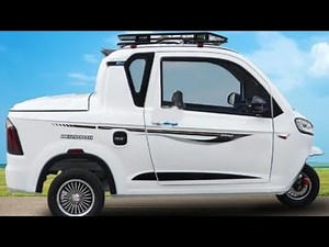 3 wheel passenger motorcycle fully enclosed covered mobility pickup electric scooter