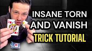 INSANE Torn & Vanish Card Trick – Easy Magic Revealed! (Mind Blowing Tutorial)