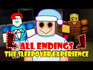 All Endings | The Sleepover Experience🛌 [Full Walkthrough]| Roblox