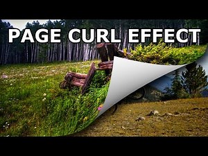 Photoshop Page Curl Effect - Page Turn Effect Tutorial