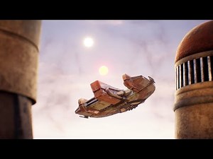 The Ebon Hawk returns to Tatooine in Unreal Engine