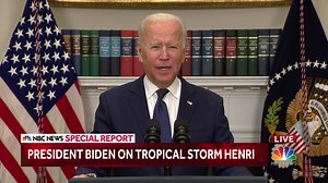 19K views · 397 reactions | "Henri is going to continue to move across much of the northeast, so it's important to monitor it closely and be prepared in your home and your community," Pres. Biden says; adding, "Don't get caught by the next storm. Get vaccinated, get vaccinated now." | NBC News | Facebook