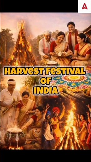 Harvest Festival of India #staticgk #adre #fact #harvestfestival #festival #knowledge #education #yt
