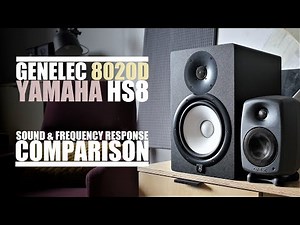 Genelec 8020D vs Yamaha HS8 || Sound & Frequency Response Comparison