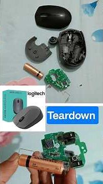 Logitech M170 mouse teardown #logitech #mouse #teardown