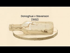 Donoghue v Stevenson (1932) | The Case That Created Duty of Care | Case by Case