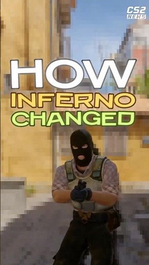 How Inferno Changed in Counter-Strike #cs2 #csgo #counterstrike