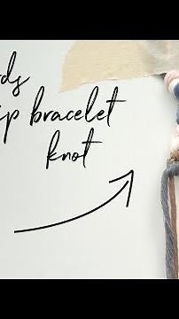 How to do a Backwards Friendship Bracelet Knot - Macramé 101