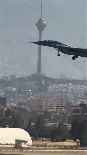 SKY FIGHTERS CLUB | Go around by Iranian Air Force MiG-29UB Fulcrum (Short Range Interceptor/Trainer Fighter Jet) over the Mehrabad International Airport,... | Instagram