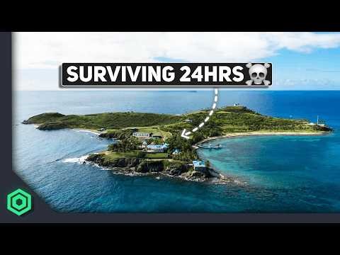 Surviving This Island for 24 Hours 💀💀 | Raft Live with ‪@QuakeTech1‬
