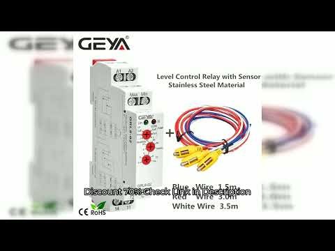 GEYA GRL8 Liquid Level Control Relay Electronic Liquid Level Controller 10A AC/DC24V-240V