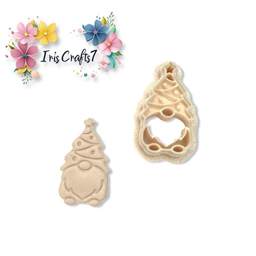 Gnome Christmas Tree Polymer Clay Cutter, Holiday Jewelry Craft, Festive Earring DIY Tool - Etsy