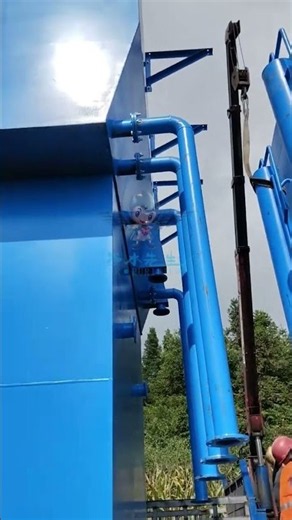 Water treatment machine installation
