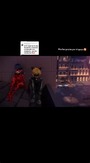 Defendiendo a Ladybug y Cat Noir en París