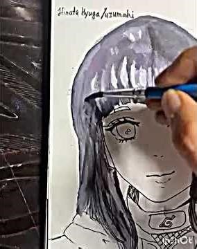 hinata hyuga art tutorial part 1 #naruto