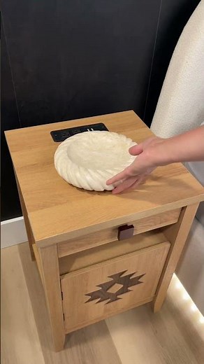 Unboxing & Review: Modern Oak Nightstand with Charging Station | Small Space Bedroom Solution