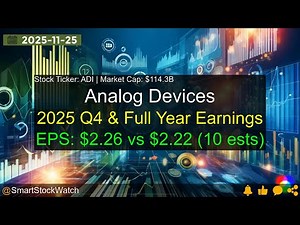 Analog Devices (ADI|$114.3B) - 2025 Q4 & Full Year Earnings Analysis
