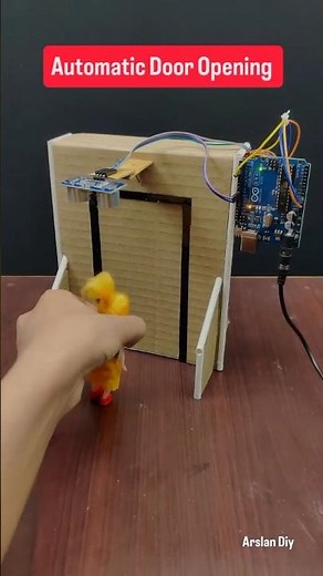Automatic Door 🚪Opening System Using Arduino | Ultrasonic Sensor Project | Smart Home Automation
