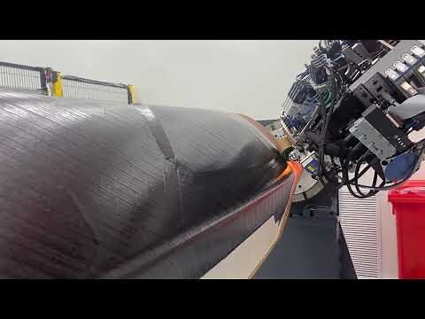 Automated Fiber Placement Machine with Robotic Arm by Kanfit