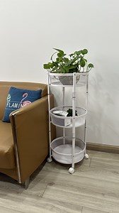 [Hot Item] 3-Tier Foldable Home Storage Utility Cart with Wheels.