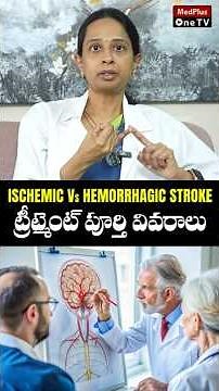 Treatment After Stroke | Hemorrhagic vs Ischemic | Dr. Deepika Sirineni ‪@MedPlusONETV‬