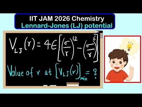Lennard Jones Potential | IIT JAM 2026 Chemistry Solutions