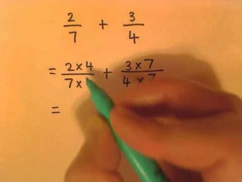 How do you add fractions with unlike denominators