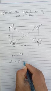 76K views · 536 reactions | How to Check ✅ Diagonal any plot and Room? #diagonal #plot #room | Fakhar Civil Tech | Facebook