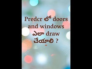 How To Draw Floor Detail Using Predcr in Autocad