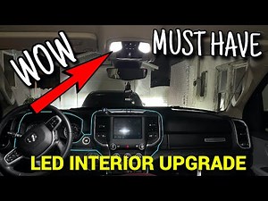 2020 Ram 1500 Interior Light Upgrade ! *BRIGHT*