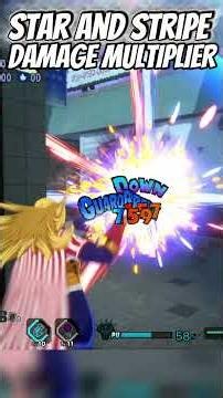 Stars And Stripe's DAMAGE MULTIPLIER IS CRAZY #myheroultrarumble #mhur #ultrarumble