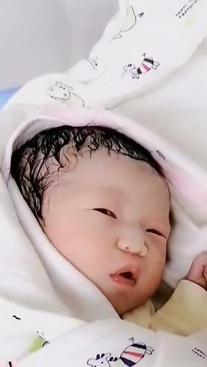 Wow, this newborn's smile is so healing