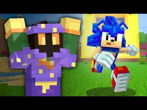 Huge Sonic Fan Plays Minecraft Bedrock's SONIC ADDON