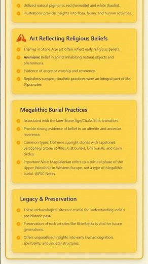 Stone Age Art and Religious Beliefs in India