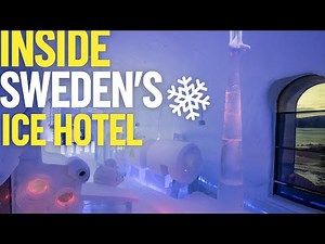 Inside Sweden’s ICE HOTEL ❄️ Amazing Frozen Rooms & Ice Decor #IceHotel#SwedenTravel#TravelVlog