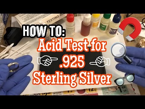 How to Acid Test for .925 Sterling Silver at Home | How to Clean your Testing Stone/Board