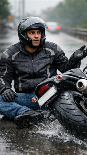 Bike Skidding for No Reason? This Might Shock You ⚠️ #shorts #automobile #povbikeride