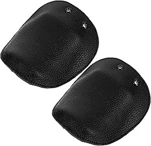 Leather Metatarsal Guards Footwear Attachment Insulated Welding Boot Covers with Safety Toe Protection Durable Cowhide Shoe Covers for High-Temperature Work 2 Pieces