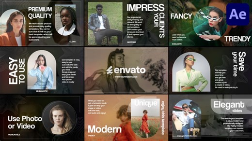 Aesthetic Slideshow for After Effects