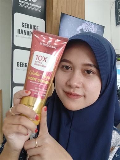 emang siihhh produk satu ini🤏🏻 btw aku ga pake evek vt kali ini wkwk🤣 @purbasari_indonesia ❤️#bodyserum #creatorsearchinsights