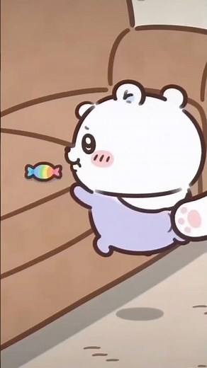 アメが取れないモモンガ！😭Momonga can't reach the candy! 委屈小桃鼠大哭 #Chiikawa