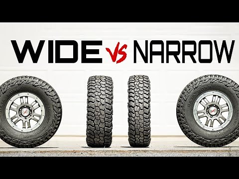 3 Scientific Experiments to Settle This | Wide vs Narrow Off-Road Tires