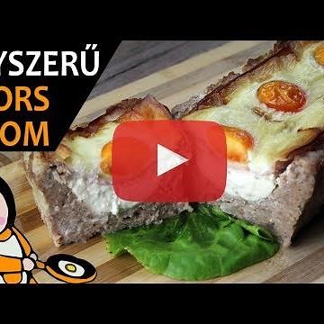 Töltött fasírt - Recept Videók