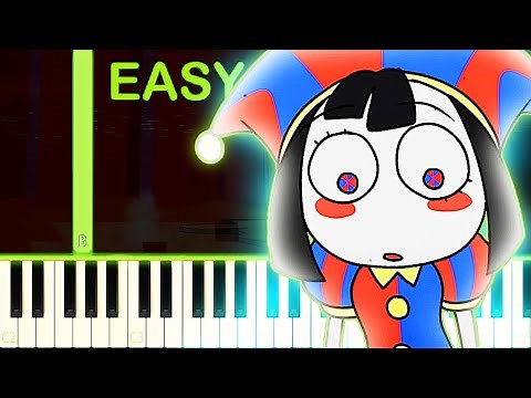 THE AMAZING DIGITAL CIRCUS SONG "Digital Circus" - EASY Piano Tutorial